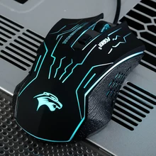 Проводная игровая мышь Forka Silence Click 3200 dpi, 6 кнопок, бесшумная оптическая мышь, Мыши для ПК, компьютера, ноутбука, профессиональная геймерская мышь