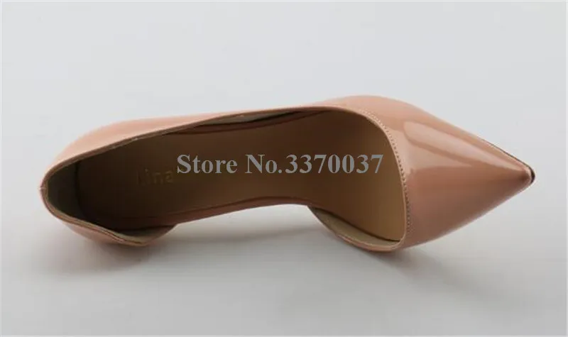 Обувь с фабрики; фирменный стиль; женские туфли-лодочки из лакированной кожи с острым носком на шпильке 11 см; недорогие модельные туфли; цвет розовый, красный, золотистый