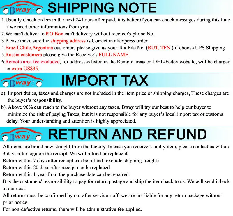 shipping note 1