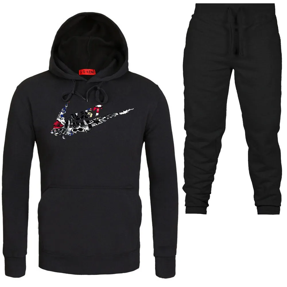 

New Fashion Sport Suit Hoodie Batman Hooded Men Casual Cotton Fall / Winter Warm Sweatshirts Men's Casual Tracksuit Costume