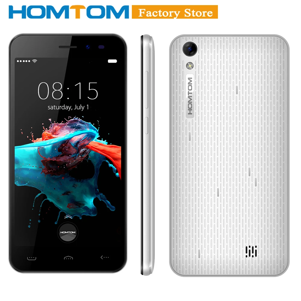 

Original HOMTOM HT16 Smartphone 3G WCDMA Quad Core MTK6580 5.0 Inch Screen Smart Gestures Wake Gesture Power Saving Cellphone