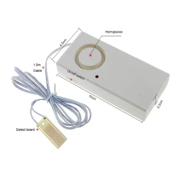 

Water Leakage Alarm Detector 130dB Water Alarm Leak Sensor Detection Flood Alert Overflow Home Security Alarm System