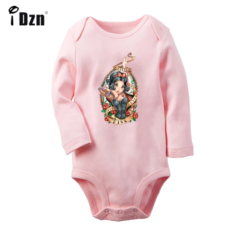 

Stained Glass Princess Snow White Princess Belle Rose Sleeping Beauty Newborn Baby Bodysuit Toddler Onsies Jumpsuit Clothes