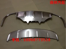 High quality stainless steel front fender front bezel Front + rear bumper for 2014 MACAN S TURBO