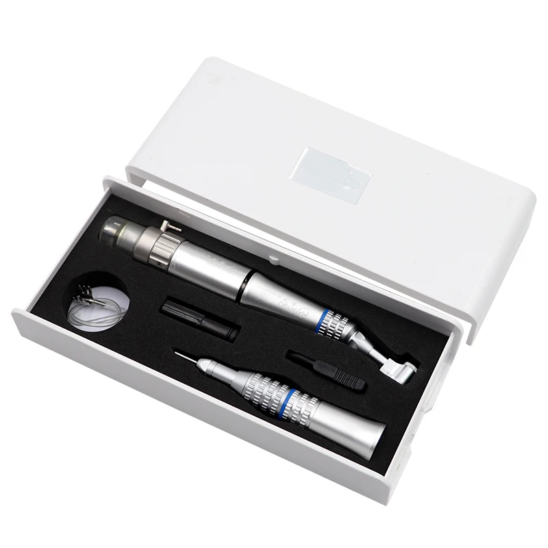

1 Set Dental Slow Speed Handpiece Contra Angle Straight Motor 4 Holes Oral Dentist Polishing Tools Dental Lab Equipment