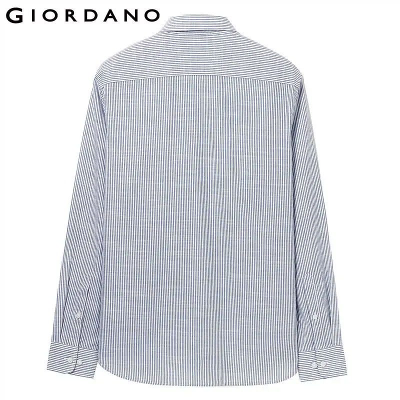 Giordano мужская футболка с круглым воротом и короткими рукавами и печатным принтом на груди, имеется несколько цветовых решений