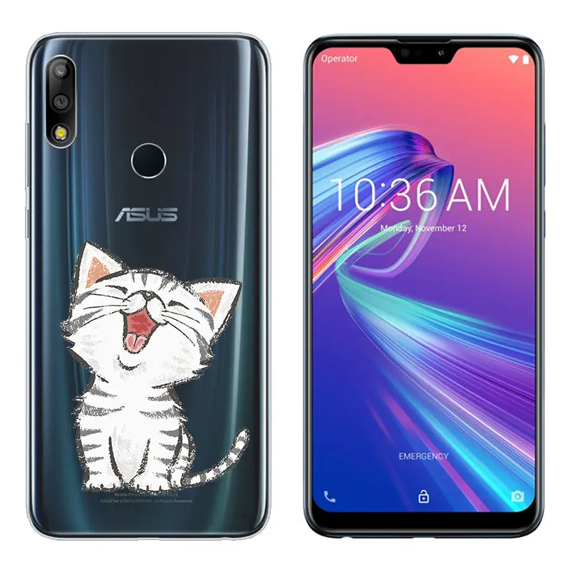 Case for Asus ZB631KL Zenfone Max Pro M2 Silicone ZB633KL Zenfone Max M2 Cover Transparent ZB 631KL Soft TPU ZB633 KL Fundas  (32)
