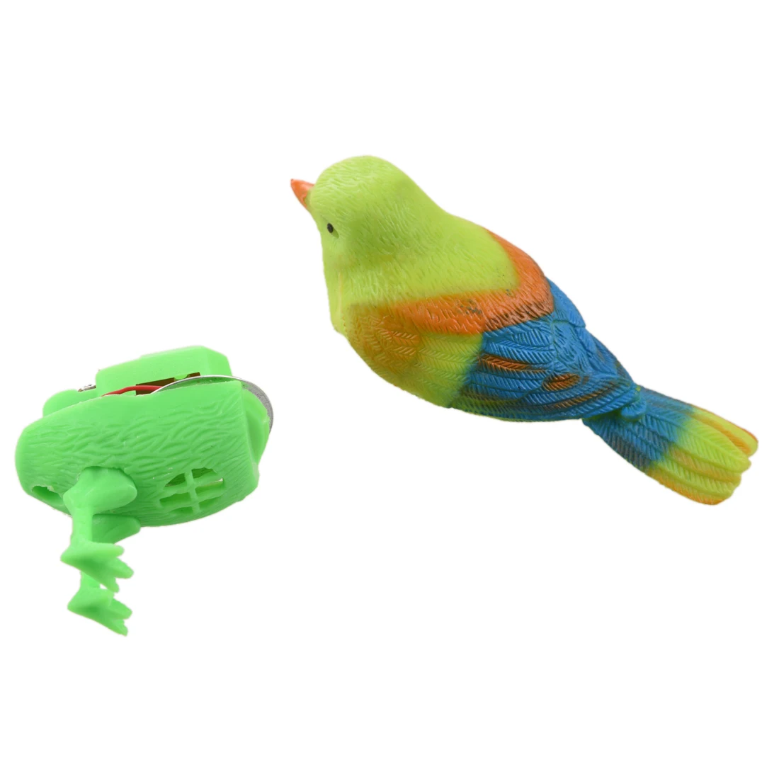 20x New Practical Superior Green Sound Control Beautiful Singing Bird Funny Toy 