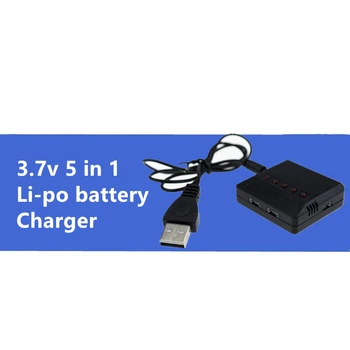 

HOT 5 in 1 3.7V Lipo Battery Adapter Charger USB Interface for Syma X5 X5C X5C-1 H107 H107C RC H8