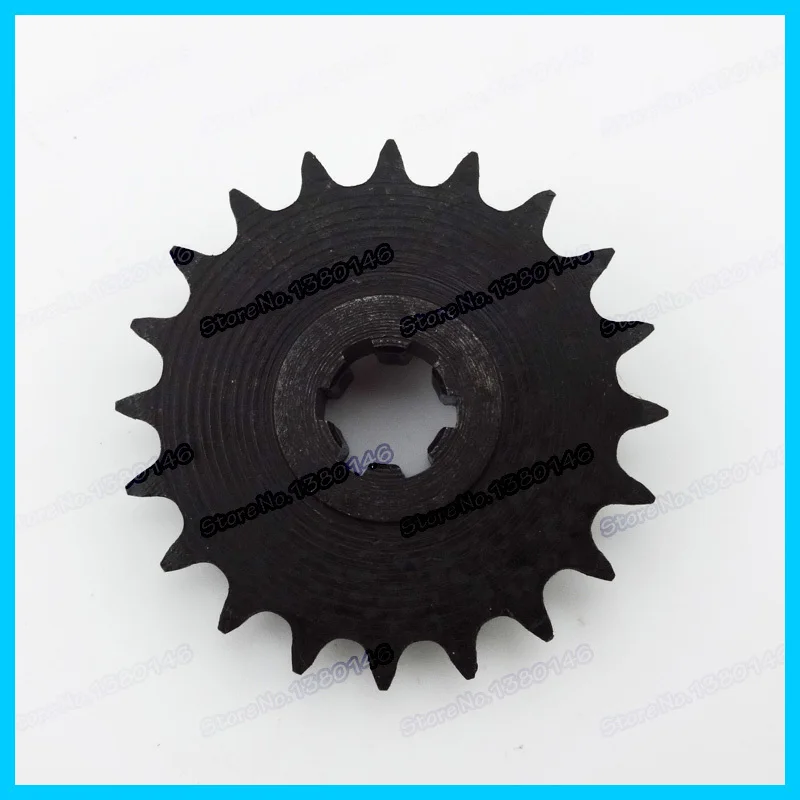 front sprocket 2 stroke T8F 20 tooth clutch gear box for 47cc 49cc minimoto mini baby crosser pocket dirt bike