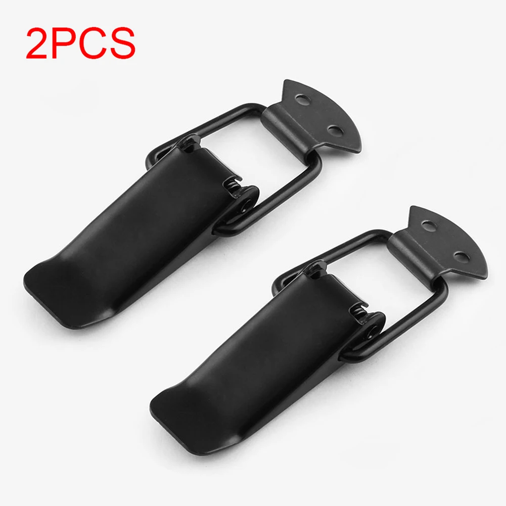 

Security Hook Lock Clip Kit 2Pcs Auto Bumper Clip Hasp For Racing Car Truck Hood Quick Release Fasteners EA059