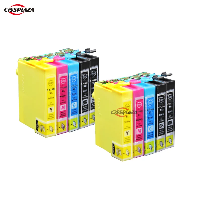 CISSPLAZA 10 X compatible ink cartridge FOR Epson Workforce WF 2010W WF 2510 WF 2520 WF 2530 WF