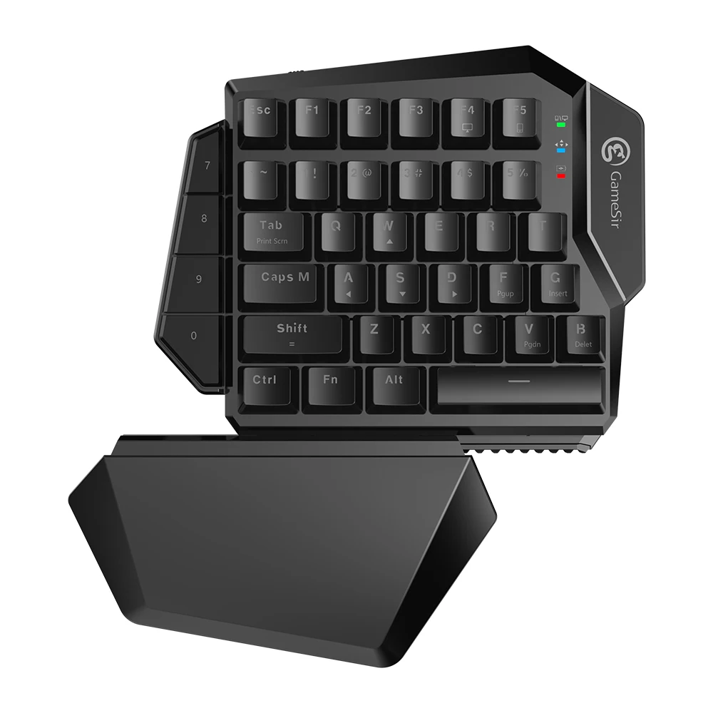  GameSir Z2 Gaming Wireless Keypad and Mouse Combo 2.4GHz One-handed Mechanical Keyboard With 4 Sili