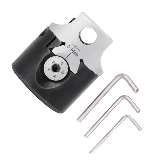 2 Inch 50mm Milling Holder F1 Type Boring Head 12mm Lathe Boring Bar Holder For MT2 MT3 R8 Shank Lathes Tools