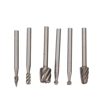 

DANIU 6pcs High Speed Steel Woodworking Milling Cutter Machinery Finishing Accessories For Machining Cutting Tools