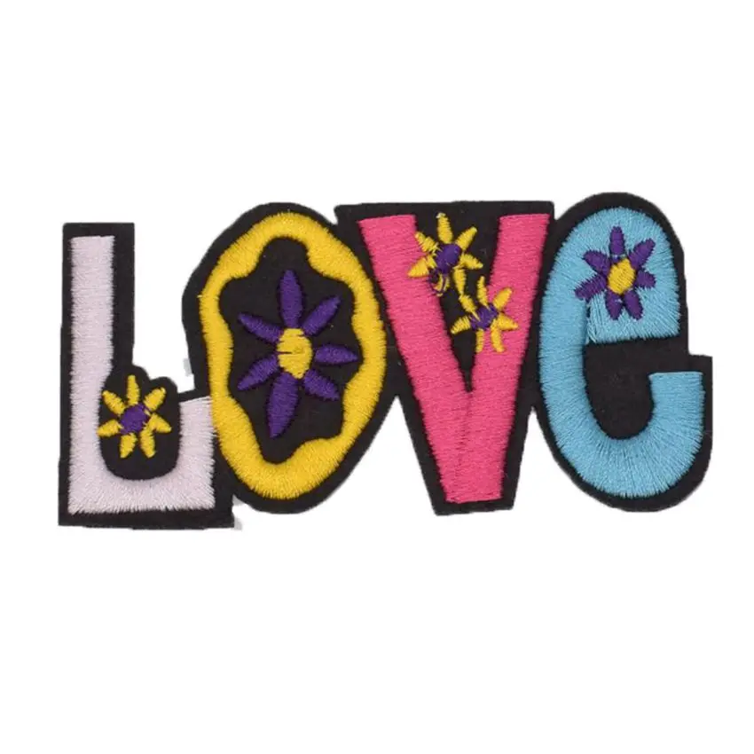 Новинка 2018 модные наклейки ручной работы надпись Love Peace хиппи Бохо Ретро цветок