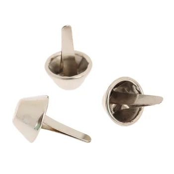 

100pcs Purse Luggage Bags Foot Upholstery Nails Tacks Iron Buckets Nailheads Brads Box Decorative Tack 12mm Furniture Hardware
