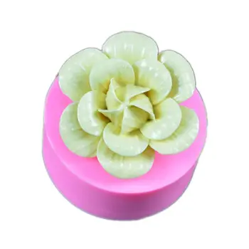 

3D Peny Flower Big Size Silicone Soap Mold Making for DIY Fondant Cake Craft Handmade Soap Craft Molds Resin Mold