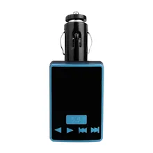 Bluetooth, fm-передатчик, ЖК-дисплей, поддержка tf-карты, Mp3 плеер, Handsfree Carregador, двойной USB, зарядное устройство, передатчик Mp3