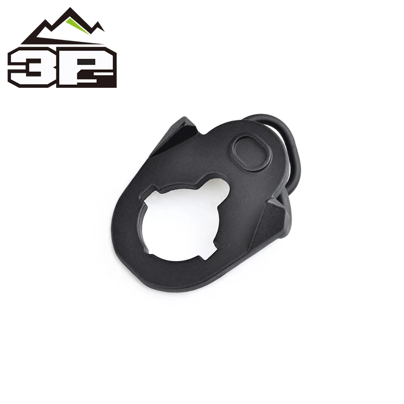 

New Hunting Black Aluminium Loop Sling Swivel Adapter For Single Point Slings ASP Strap Sling for AEG ME04016