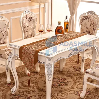 

New Plant Style Embroidered Table Runner Home Hotel Decoration Table Cover Wedding Party Banquet Flag