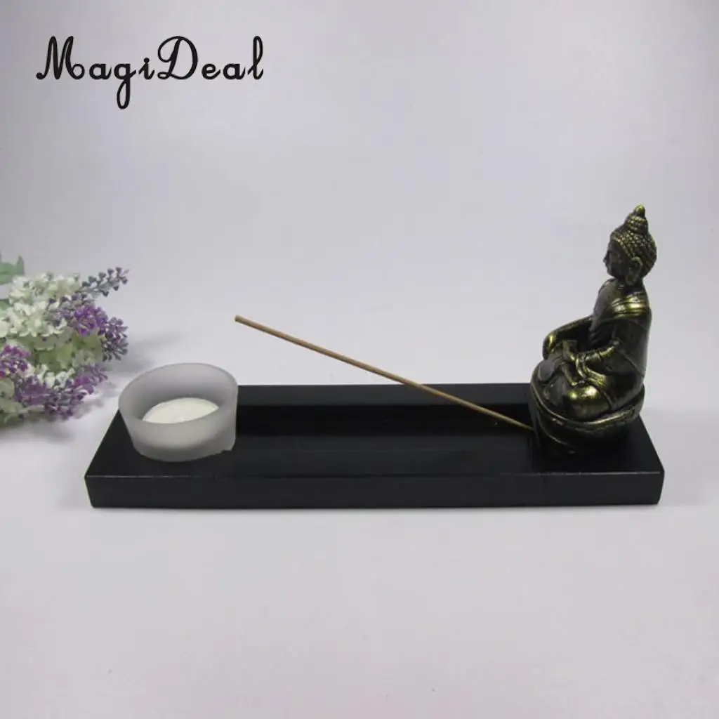 Чайный светильник MagiDeal Zen Sand Garden держатель для буддийских свечей фэн шуй