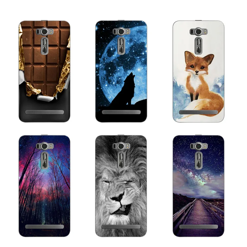 

Cover 5.0" ASUS ZE500KL Phone Case Silicone ASUS Zenfone 2 Laser ZE500KL ZE500KG Back TPU Soft Fundas ASUS_Z00ED Painting Cases
