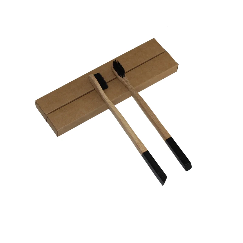 

2Pcs/Set FDA Certification Amazon Sold Travel Environmentally Eco Friendly Bamboo Toothbrush