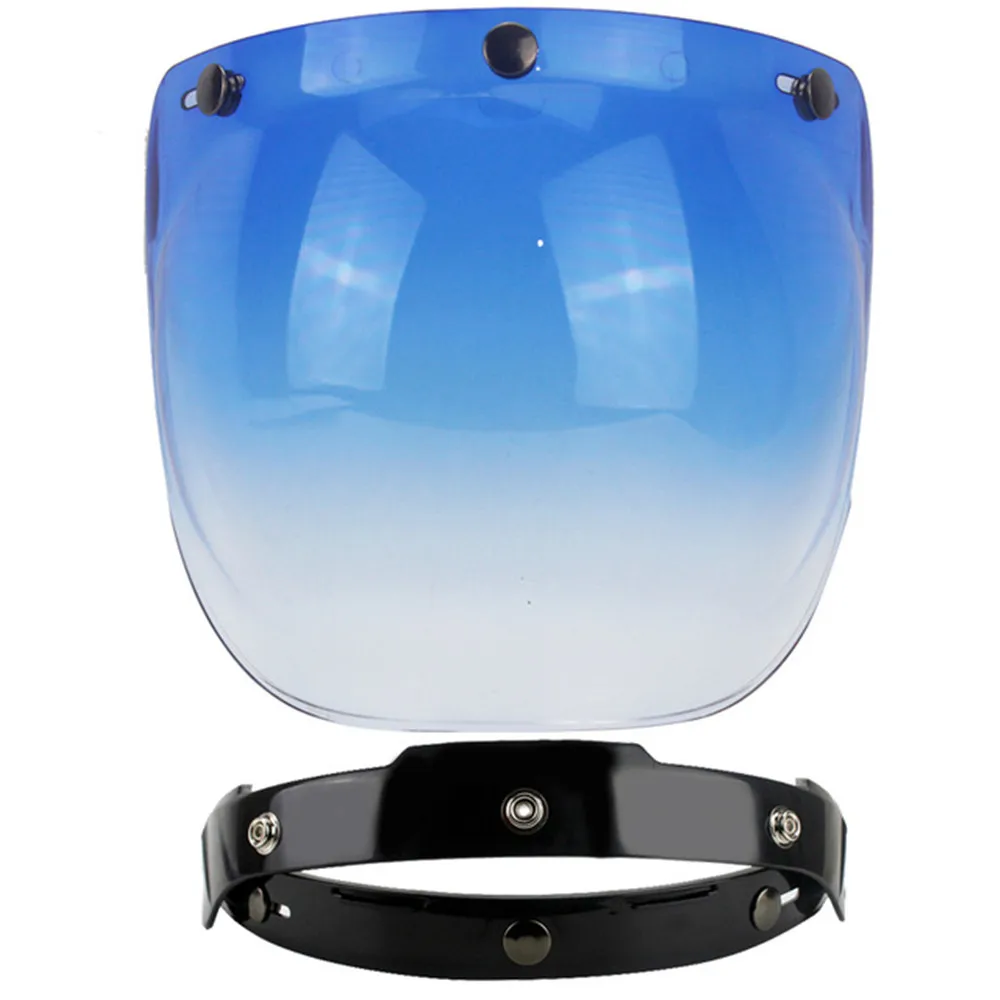 Универсальная откидывающаяся линза, пузырчатая маска Vizier Gezicht Shield, винтажная Ретро мотоциклетная маска