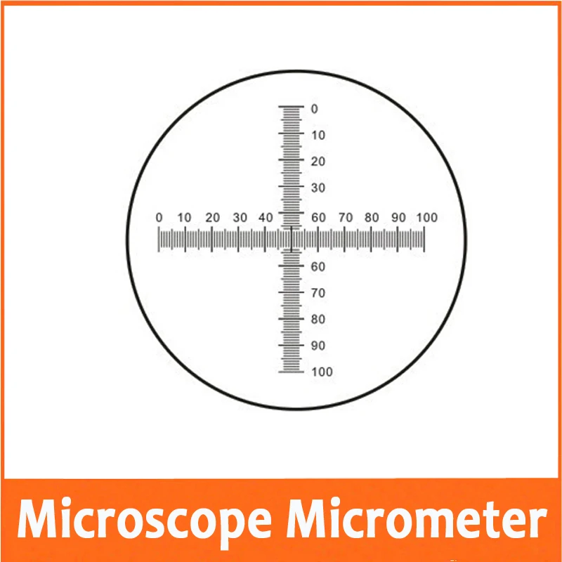 0.1 MM Kaca DIV Tahap Micrometer Kalibrasi Slide Skala Mengukur