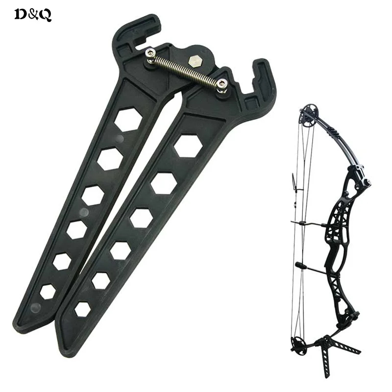 Buy Archery Compound Bow Kick Stand Holder Legs Black