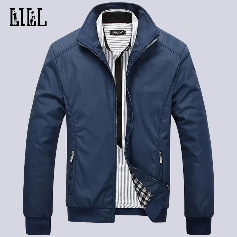 Nieuwe 2017 Lente Mens Casual Zakelijke Jas Mode Losse Mannen