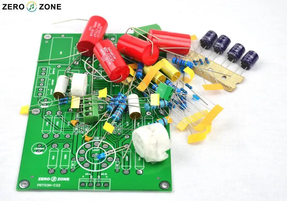 

GZLOZONE PRT-03A Hifi Stereo Tube набор предусилителя Base на схеме предварительного усилителя C22 (без трубок)