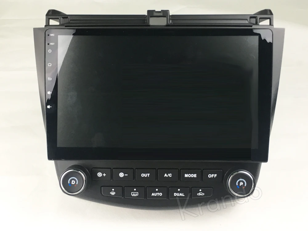 Cheap Krando Android 8.1 10.1" car audio player navigation gps for Honda Accord 7 radio multimedia entertainment system WIFI 11