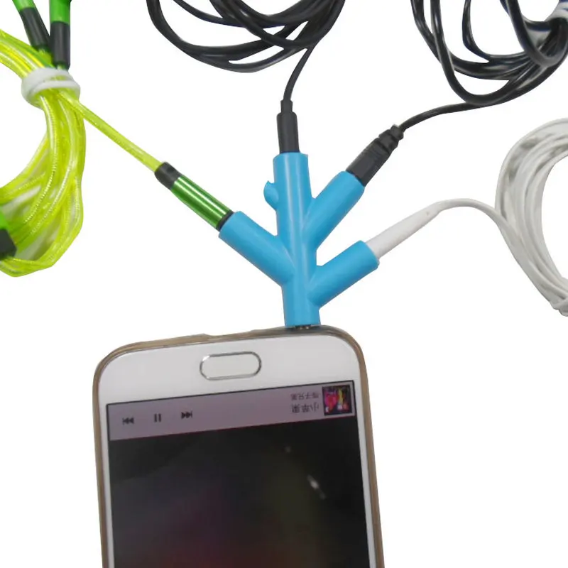 

Quality 3.5mm 4 Way Port Aux Audio Spliter Multi Headphone Earphone Adapter Converter 1 Male To 2 3 4 Female