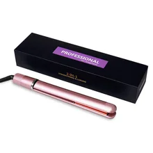 Профессиональный Выпрямитель для волос для укладки керамического плоского утюга для всех типов волос Вращающийся Регулируемый температурный выпрямитель