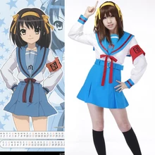 Anime Suzumiya Haruhi Suzumiya Haruhi No Yuuutsu Cosplay Disfraces Muchacha de Las Mujeres del Partido de La Mascarada de Hallowmas Traje COS Ropa