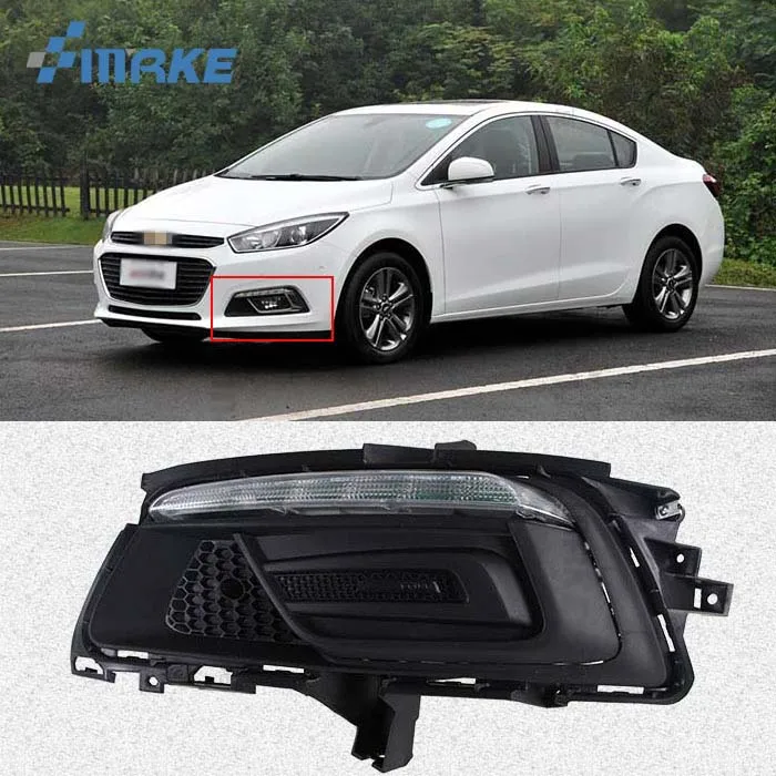 SmRKE для Chevrolet Cruze 2015 светодиодный DRL Габаритные огни белый дальнего света + желтый