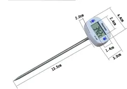 Бытовые Кухня высокое Высокоточный термометр складной пыли зонд электронный измеритель температуры для Пособия по кулинарии Еда, молоко