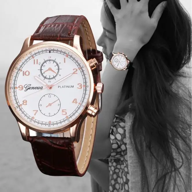 Watch Lover's Watches Men Women PU Leather Famous Brands Quartz Analog Watch Military Clock Relogio Masculino Watch Lover's Watches Men Women PU Leather Famous Brands Quartz Analog Watch Military Clock Relogio Masculino