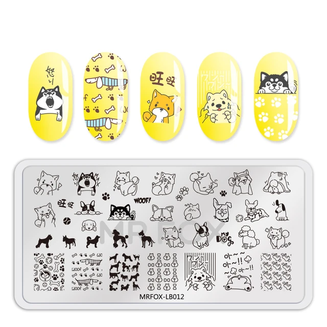 Creepy Cute Set of 4 Nail Stamping Plates | Maniology