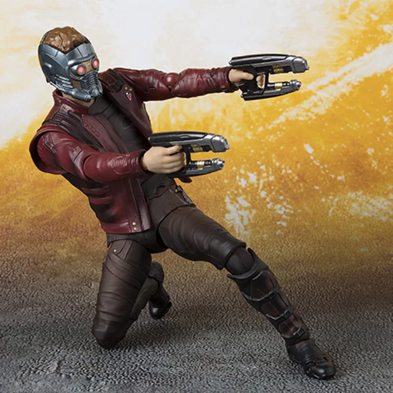 Movie Star Load Avengers Infinity War Peter Jason Quill PVC Action Figure Model Toy Doll Gift Brinquedos  (3)