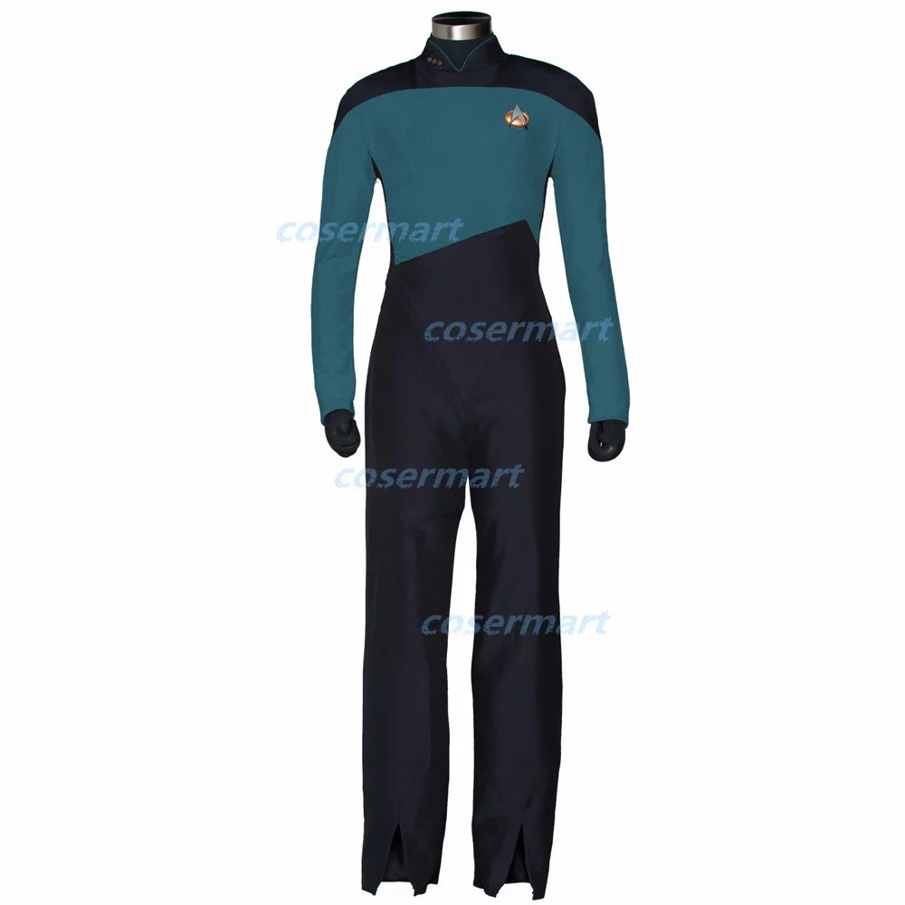 Star Trek Jumpsuit Cosplay Costume Red Halloween Uniform For Women Men (2)