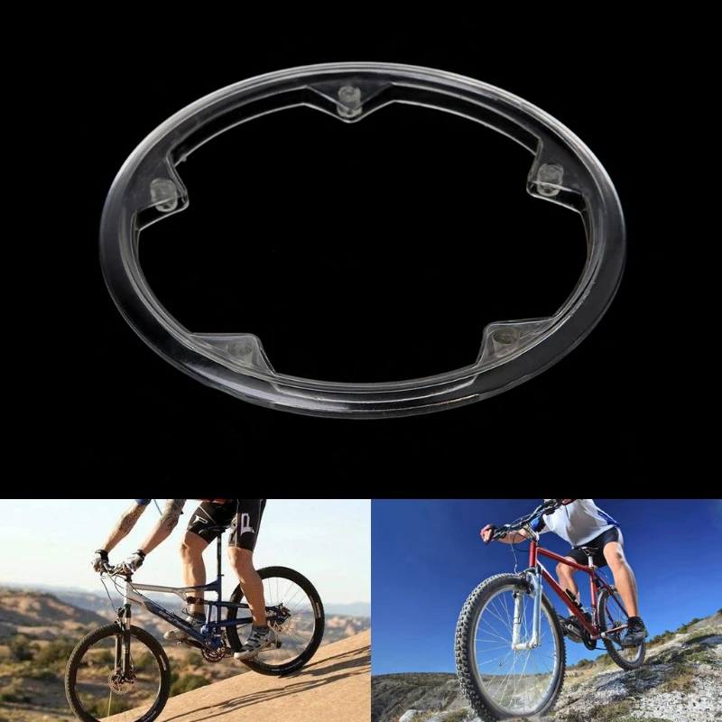 5 Holes Bike Bicycle Crankset Cap Protect Chain Wheel Cover Guard Plastic