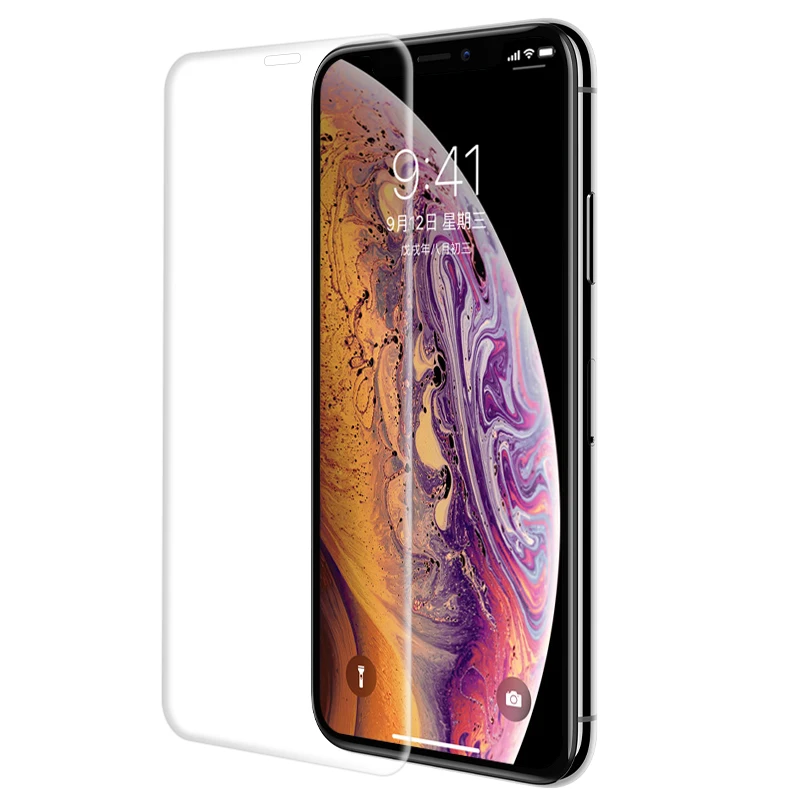 3D прозрачная задняя + передняя защита экрана для iPhone XS XR полное покрытие ТПУ