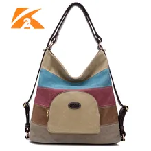 Multifonctionnel femmes sacs de toile sacs à main sacs messenger dames sacs 2016 nouvelles femmes de mode lambrissés sac à dos bolsas femininas