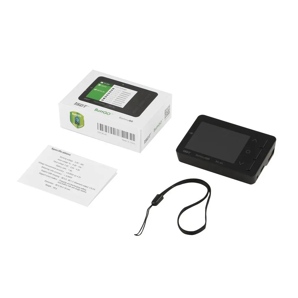 

ISDT BG-8S Inteligent Battery Charger Display Smart Battery for Checker Balancer Receiver Signal Tester For BattGO Technology