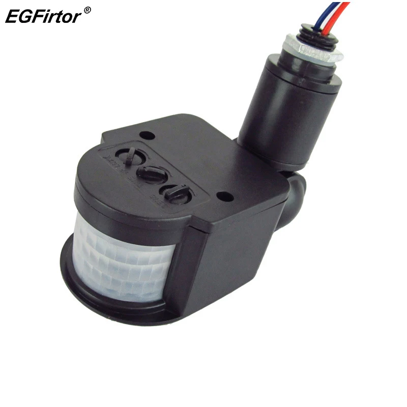 

Outdoor Motion Sensor 90~250V 180 Degree Adjustable Infrared PIR Motion Sensor Detector Wall Light Switch Rotatable LED Switch