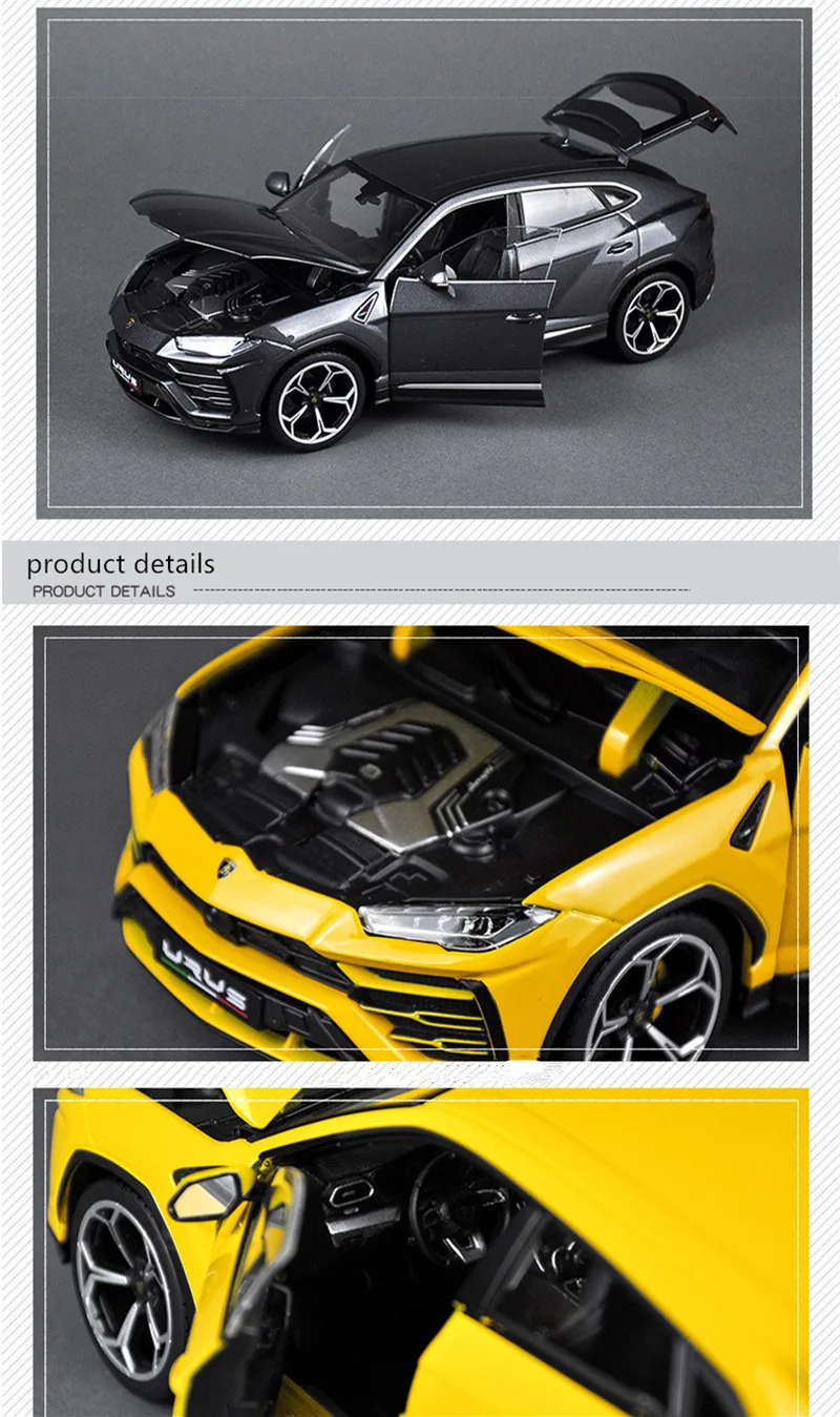 Bburago 1:18 lamborghini urus bison liga retro