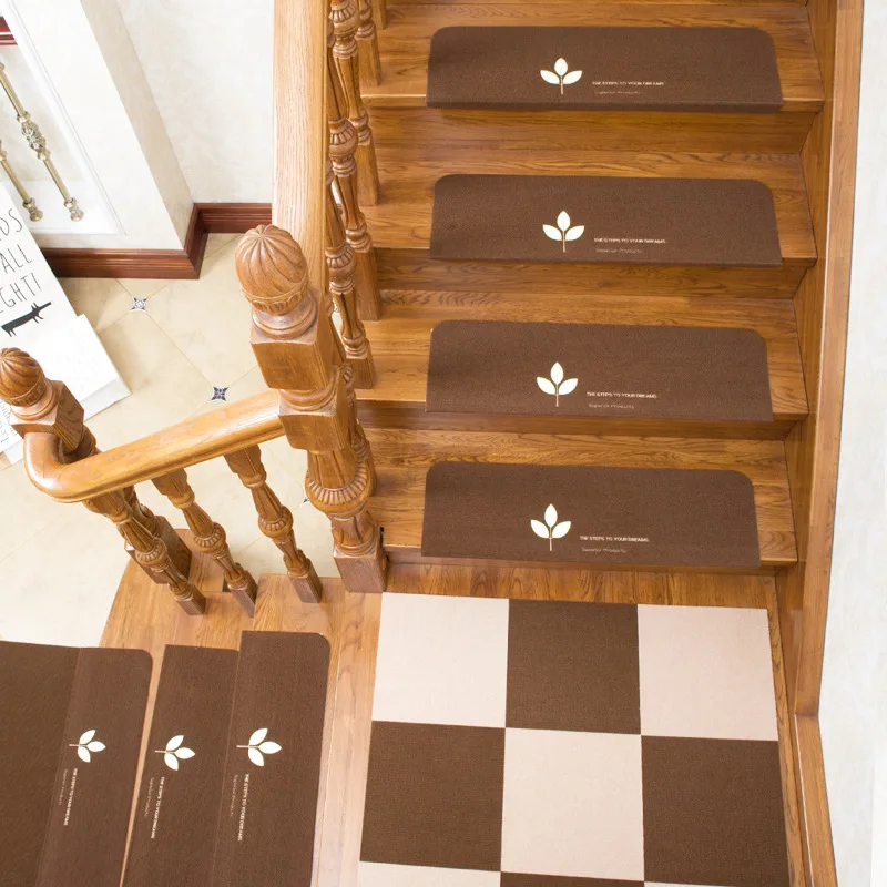 LOUTASI светильник-излучающий лестницу Клевер узор Противоскользящий коврик лестница самоклеящийся пол наклейка лестницы ковер лестницы шаг коврик